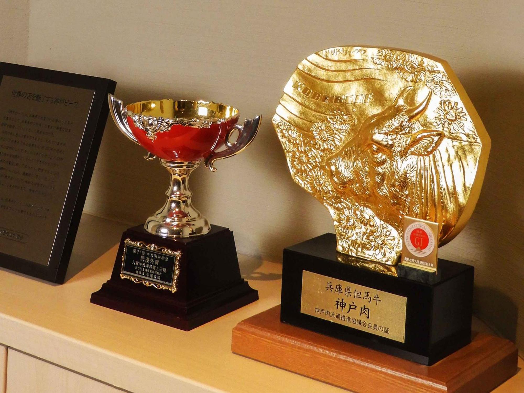 เอเอ็นเอ คราวน์ พลาซ่า โกเบ Hotel ภายนอก รูปภาพ The Golden Eagle Award (right)